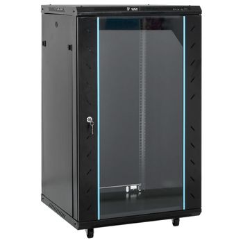 Rack De Servidores 15u 19" Ip20 Negro 60x60x100 Cm Vidaxl