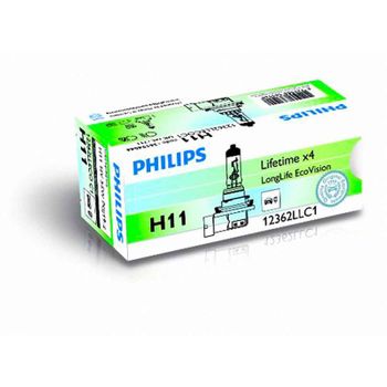 12362llecoc1 - 1 Lámpara Philips H11 Longlife Ecovision 12v55w Pgj19-2 C1.