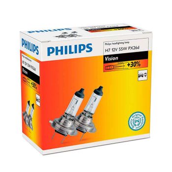 12972prc2 - 2 Lámparas Philips H7 Vision 12v55w Px26d C2.