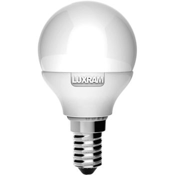 Bombilla Esférica 6.5w Led E14 6400k Luxram