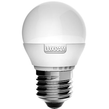 Bombilla Esférica 4w Led E27 6400k Luxram Natural 4000k