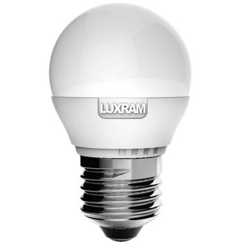 Bombilla Led Esférica 6,5w E27 4000k Luz Natural Luxram