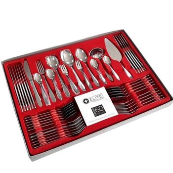 Set Cubertería Completa Para 6 Servicios Elite ( 60 Piezas )