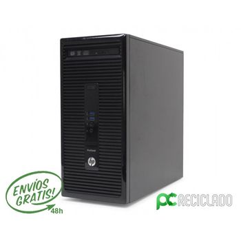 Ordenador Hp Prodesk 400 G2 Mt I5-4590s (4ª) 3.0ghz / 8gb / 256gb Ssd + 500hdd / Win 11 Pro. Reacondicionado.