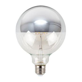 Bombilla Led E27 Globo G125 Cromo 8w