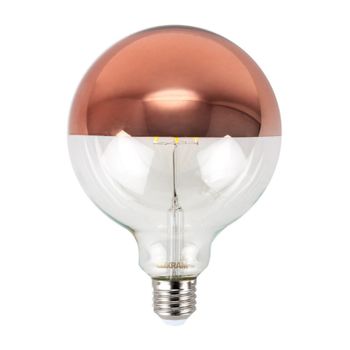 Bombilla Led E27 Globo G125 Oro Rosa 8w