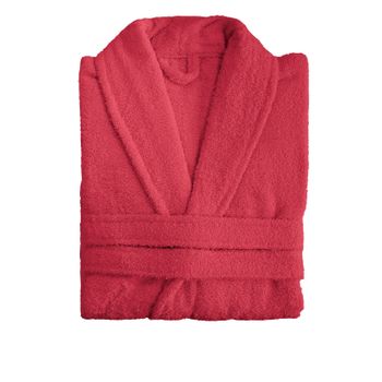 Albornoz  100% Algodón Premium 500gr/m2 Rojo-xl-xxl