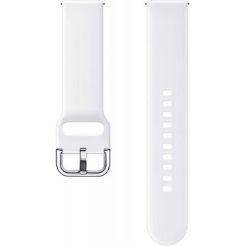 Correa Sport Band 20 Mm Para Reloj Smartwatch Samsung Galaxy Watch Active 2 Color Blanco Modelo Et-sfr50mwe