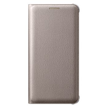 Funda Samsung Flip Wallet Dorada Para Galaxy A3 (2016) Ef-wa310pfe