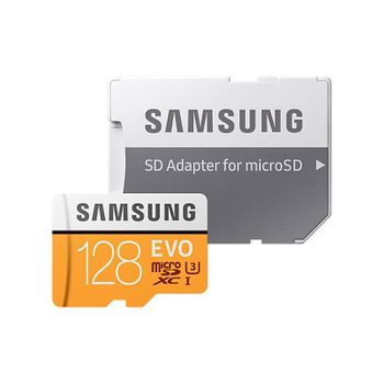 Samsung Tarjeta Microsdxc 128gb Clase 10 Uhs-i U3 Evo C/adapt - 2017