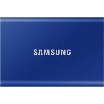 Ssd Externo T7 Usb Tipo C Color Azul 500 Gb Samsung