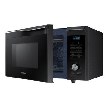 Continental Edison Cemo34ceb2 Horno Microondas Combinado Empotrable Negro Y  Acero Inoxidable L59.5 X H38.8 X P46.8 Cm 34l Grill Y Convección con  Ofertas en Carrefour