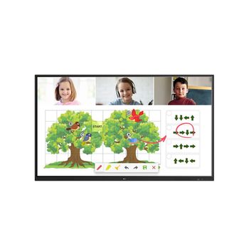 Lg 75tr3pj-b Pantalla Plana Para Señalización Digital 190,5 Cm (75") Led Wifi 390 Cd / M² Uhd+ Negro Pantalla Táctil Android 8.0 16/7