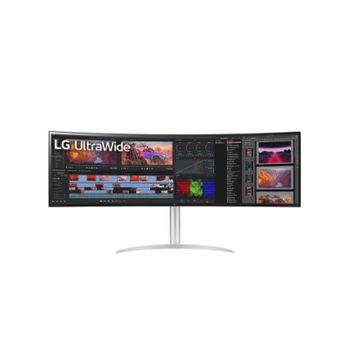 Lg 49wq95c-w Led Display 124,5 Cm (49") 5120 X 1440 Pixeles Ultrawide Dual Quad Hd Plata