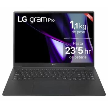 Laptop Lg 16z90sp-g.aa75b Con Intel Core Ultra 7 155h, 16 Gb Ram, 512 Gb Ssd, 16"