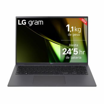 Laptop Lg 16z90s-g.ad76b Con Intel Core Ultra 7 155h, 32 Gb Ram, 512 Gb Ssd, 16", Gris