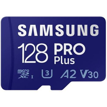 Tarjeta De Memoria Samsung Pro Plus 2021 128gb Microsd Xc/ Clase 10/ 160mbs