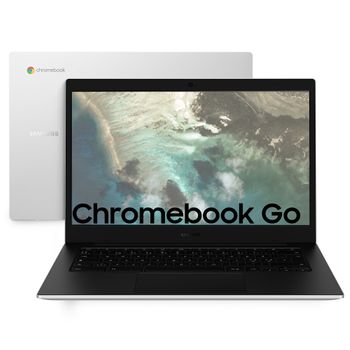 Samsung Galaxy Chromebook Go N4500 35,6 Cm (14') Hd Intel® Celeron® N 4 Gb Lpddr4x-sdram 64 Gb Emmc Wi-fi 6 (802.11ax) Chromeos Plata