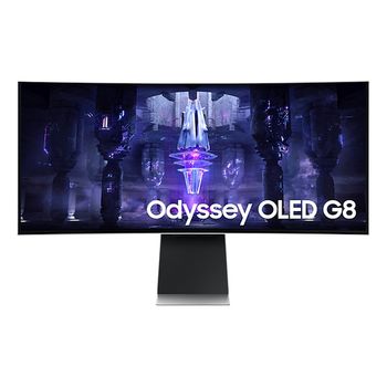 Samsung Odyssey Neo G8 Ls34bg850suxen Pantalla Para Pc 86,4 Cm (34") 3440 X 1440 Pixeles Ultrawide Quad Hd Oled Plata