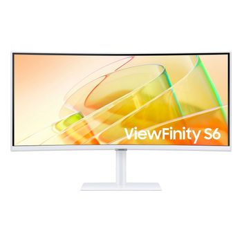 Monitor Curvo Samsung Viewfinity S65tc 34" Uwqhd 21:9 100hz Blanco