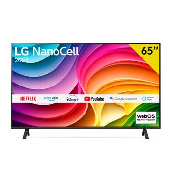 Televisor Smart Tv Lg 65nano82t6b 4k Uhd Nanocell 65'' Webos 24 Ai Thinq G Negro