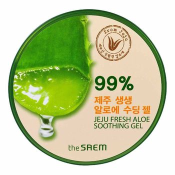 Gel The Saem Jeju Fresh Aloe 99% Calmante (300 Ml)