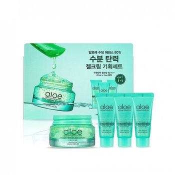 Holika Holika Kit Esencia Calmante De Aloe 80% 4 Uds