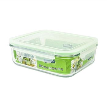 Contenedor Rectangular De Alimentos Glasslock De 2000 Ml, Apto Para Lavavajillas - Mcrb200