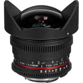 Lente Samyang 8mm T3.8 Vdslr Nikon Fish-eye Csii