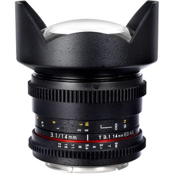 Lente Samyang 14mm T3.1 Canon Vdslr Mkii