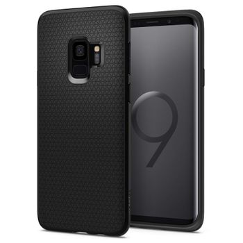 Carcasa Spigen Samsung Galaxy S9 Liquid Air Silicona Antigolpes Negra