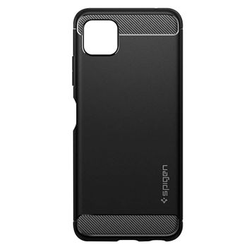 Carcasa Samsung Galaxy A22 5g Silicona Antigolpes Acabado Carbono Spigen Negro