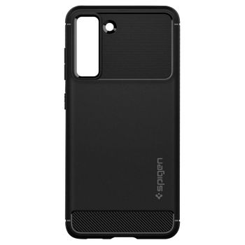 Samsung A535g Funda Efecto Carbono Spigen Rugged Armor Negro Esquinas Reforzadas