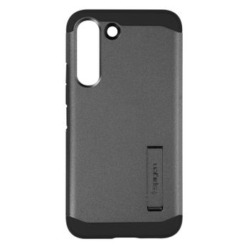 Carcasa Multicapa Samsung Galaxy S22 Spigen Tough Armor Negro Metálico