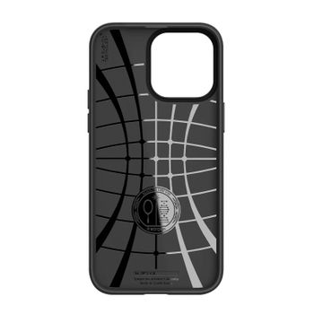 Carcasa Iphone 14 Pro Max Resistente Estriada Relive Core Armor Spigen Negro