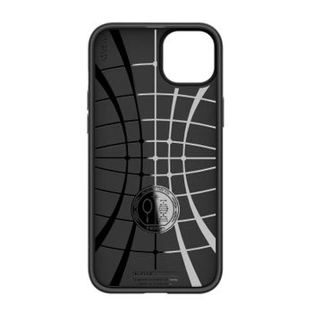 Carcasa Iphone 14 Resistente Efecto Estriado Relive Core Armor Spigen Negro