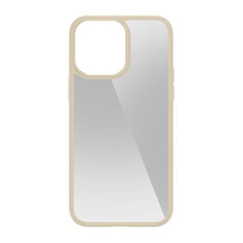 Carcasa Spigen Iphone 14 Pro Max Transparente Contorno Beige Antigolpes Híbrida