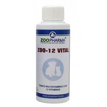 Zoopharma Zoo-12 Vital, Complejo Vitamínico 12 Vitaminas Para Mascotas, 100 Ml