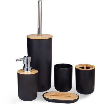 Set De 5 Accesorios Para Baño Diseño Elegante