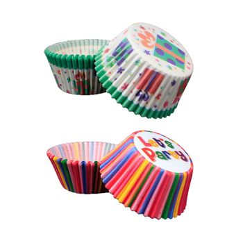 Capacillos Para Cupcakes, De Papel Resistente A La Grasa, Paquete De 200 Unidades