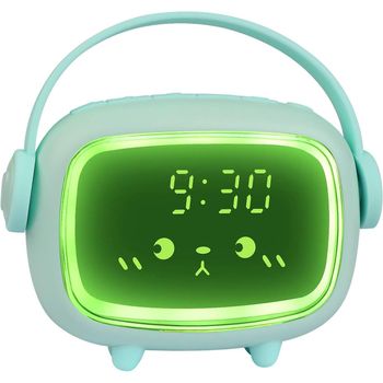 Reloj Despertador Digital Para Niños Y Niñas, Ceramarble Furni, Reloj Despertador Lindo Con 2 Alarmas