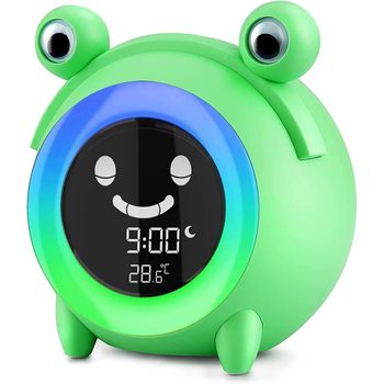 Reloj Despertador Infantil, Ceramarble Furni, Luz De Despertar Para Niños Y Entrenador De Sueño