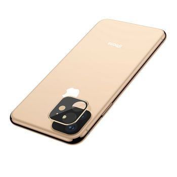 Cristal Templado Pantalla Metálica Lente De La Cámara Trasera Para Iphone 11 Pro - Oro