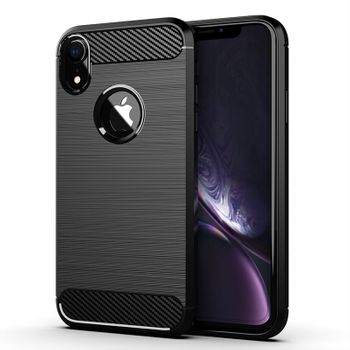 Funda Protectora Suave Duradera Para Apple Iphone Xr - Negro