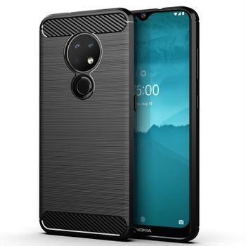 Funda Protectora Suave Duradera Para Nokia 6.2 - Negro