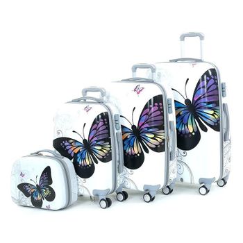 Maleta De Viaje Mediana Abs Texturizado Trolley 60cm 4 Ruedas Dobles T71660  Azul con Ofertas en Carrefour