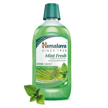 Enjuague Colutorio Bucal Menta Fresca Himalaya 450 Ml