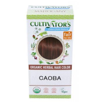 Caoba Tinte Organico Cultivators 100gr. Ecocert