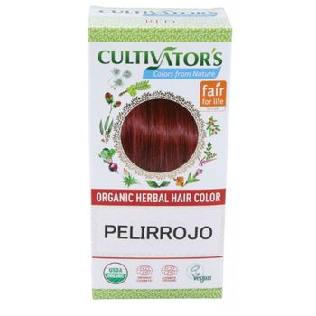 Pelirrojo Tinte Organico Cultivators 100gr. Ecocert