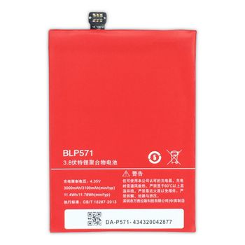 Bateria Compatible Oneplus 1 / Oneplus One - Blp571 (3100mah) / Capacidad Original / Repuesto Nuevo Calidad Maxima / Envio